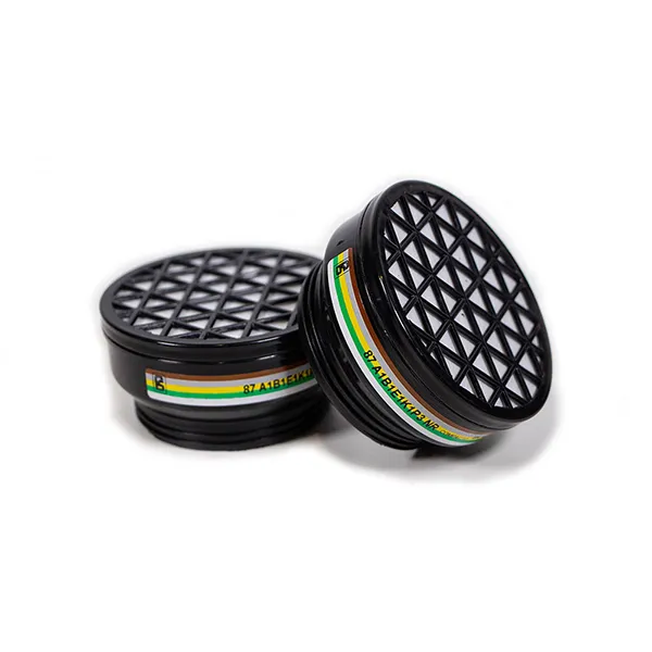 Beeswift ABEKP3 Filter for WSB Respirators (PAIR) — Black